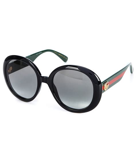 roung gucci glasses|gucci 55mm round sunglasses.